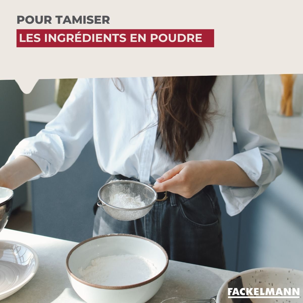 Passoire Chinois 16 cm de diamètre en inox gris, FACKELMANN