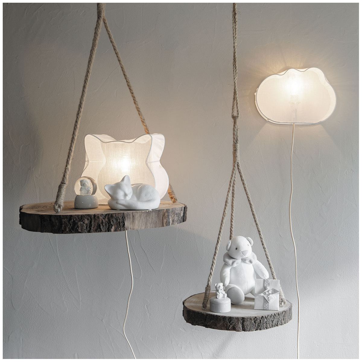 Applique-Lampe Nuage blanc, MATHILDE M
