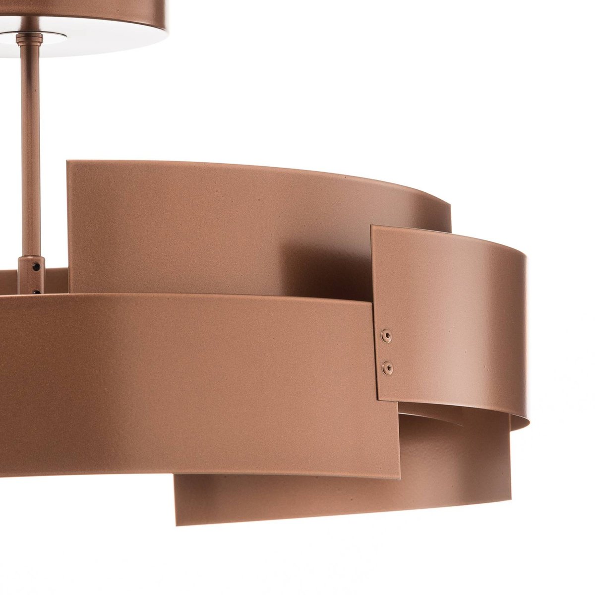 Plafonnier en métal moderne, Tori cuivre, EULUNA