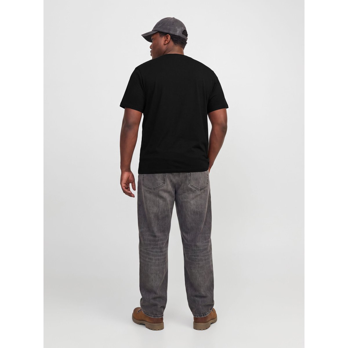 T-Shirt noire - black, JACK & JONES