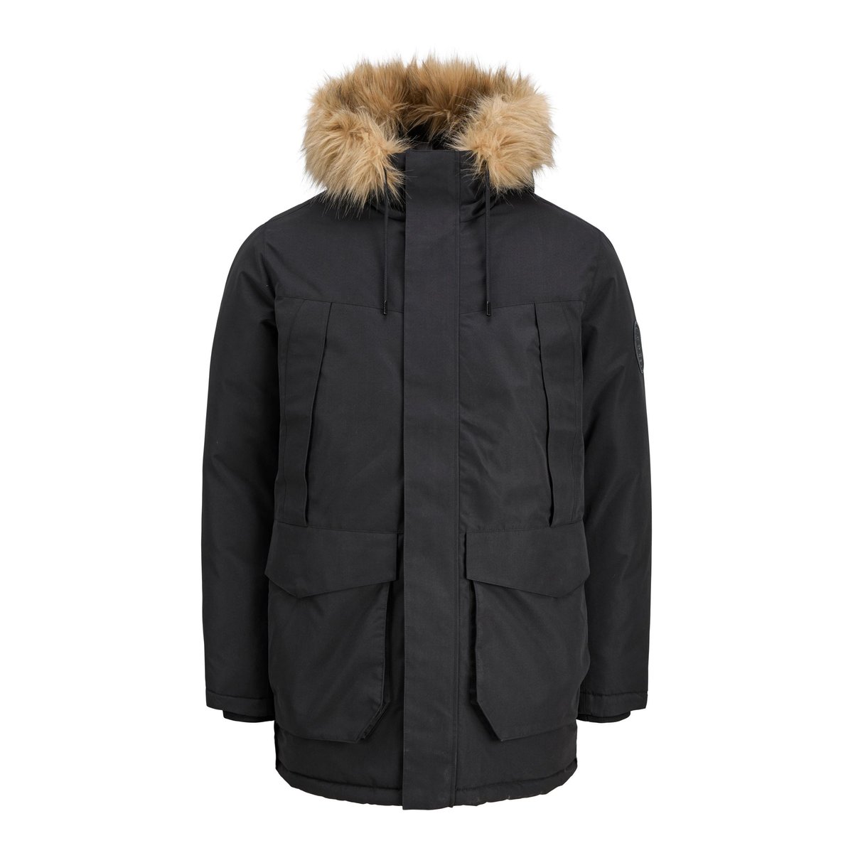 Parka black 1, JACK & JONES