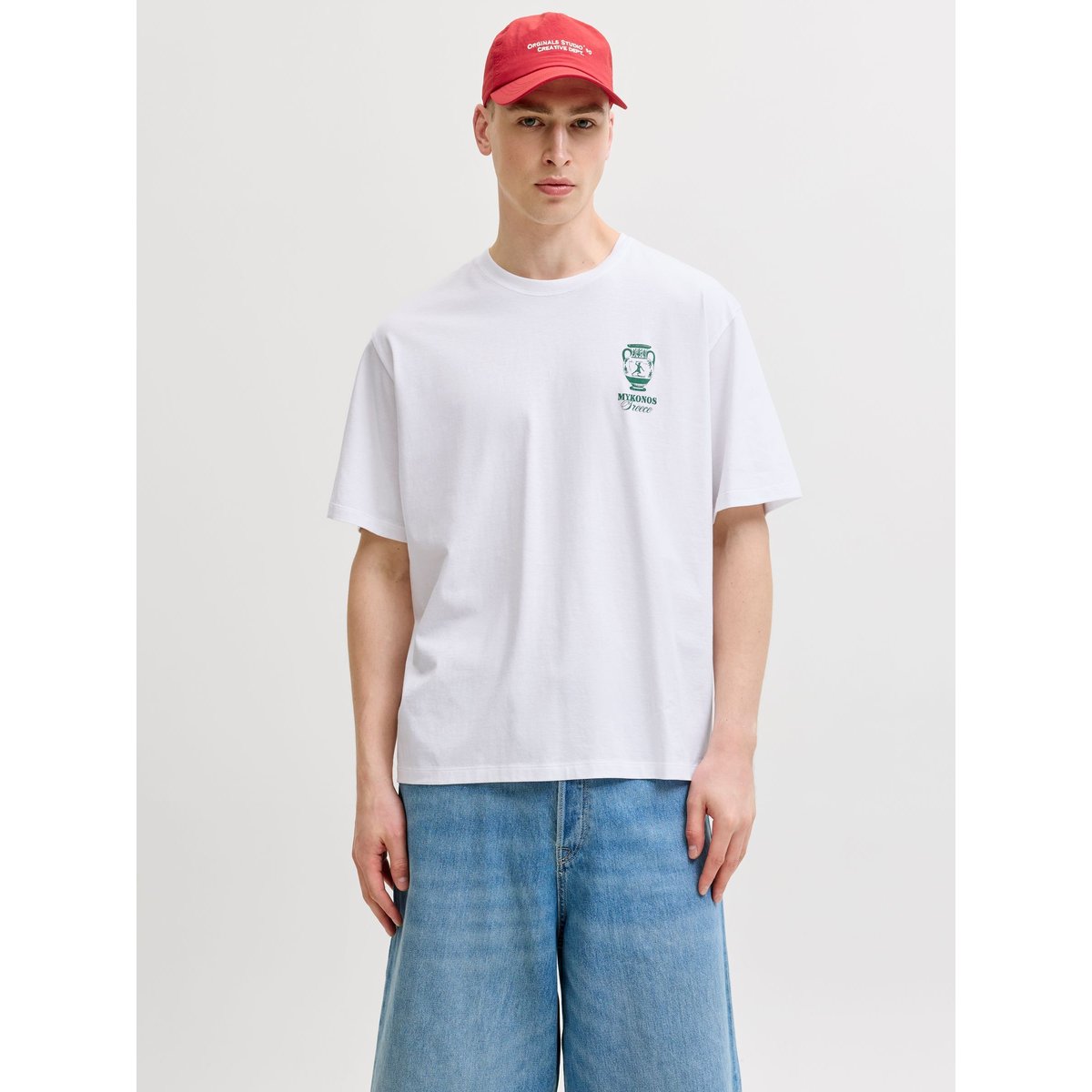 T-Shirt bright white, JACK & JONES