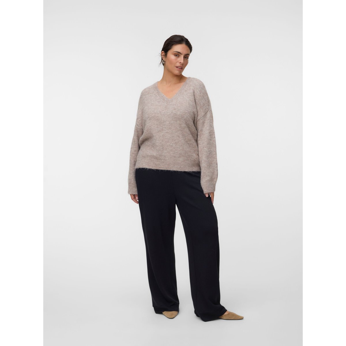 Pull En Maille silver mink, VERO MODA