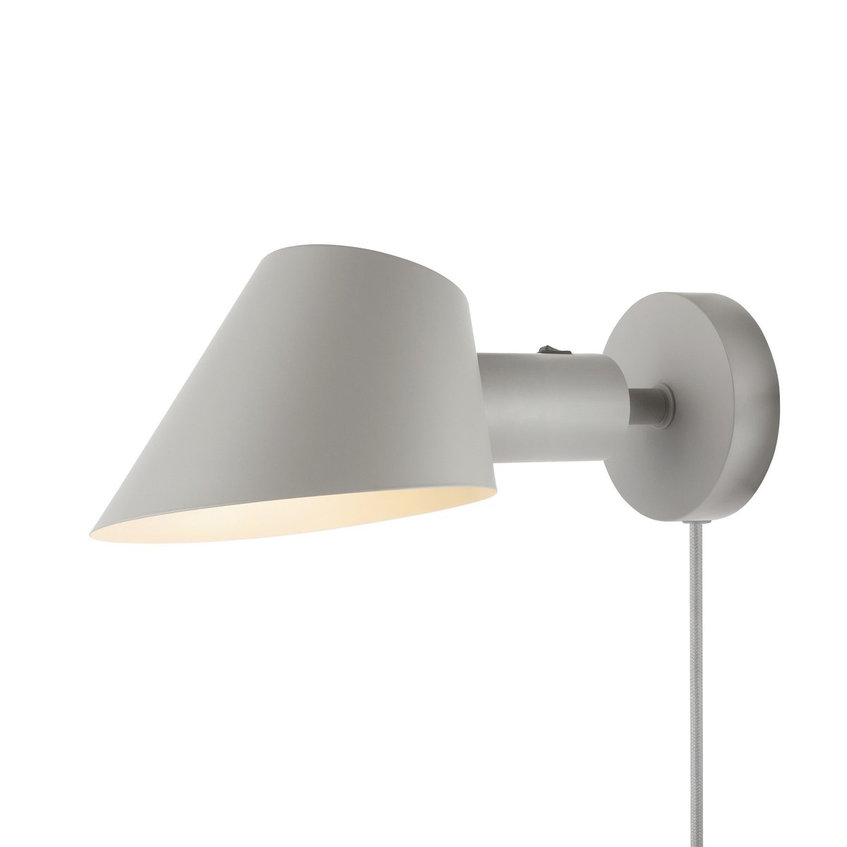 Applique murale minimaliste bidirectionnelle en aluminium, STAY gris, DESIGN FOR THE PEOPLE
