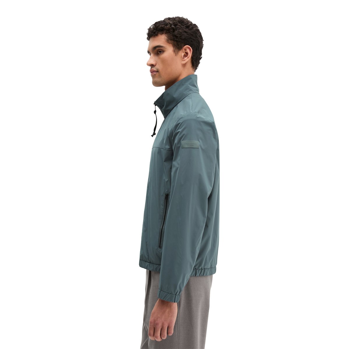 Veste regular en polyester recyclé gris foncé, MARC O'POLO