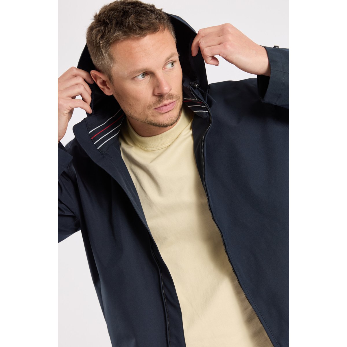 Blouson imperméable BERMUDES en polyester pour homme marine deep, ARMOR-LUX
