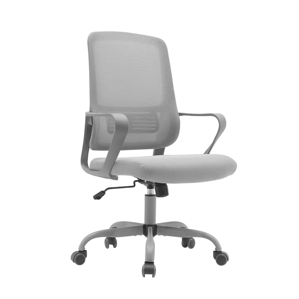 Chaise de bureau, NOAH gris, HISPANOHOGAR
