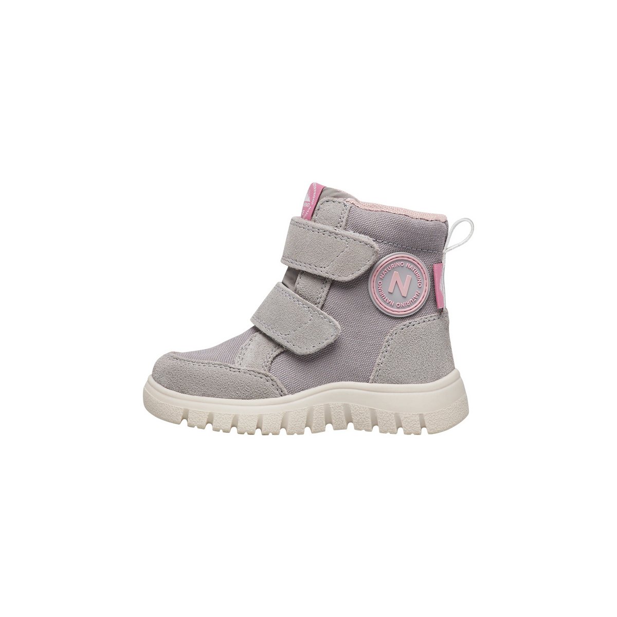 Bottes en suède et tissu technique GEMINAE 3 VL WP. kaki, NATURINO