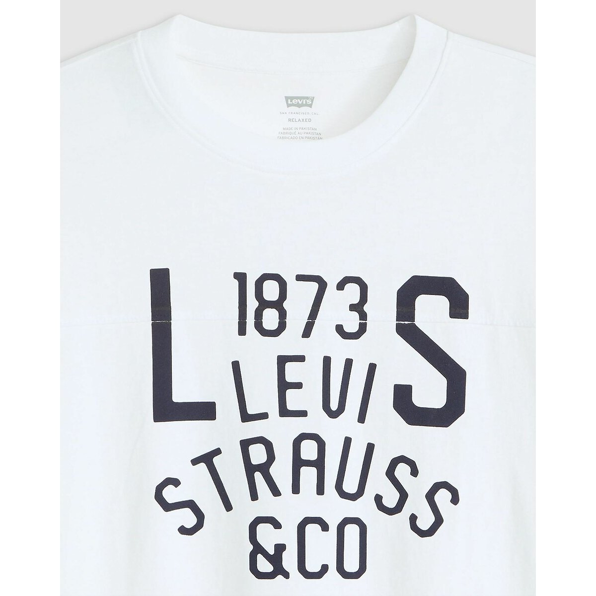T-shirt manches courtes Lockwood blanc, LEVI'S