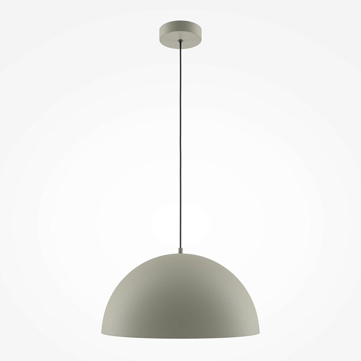 Suspension de cuisine dôme en métal FLORA beige, PIER IMPORT