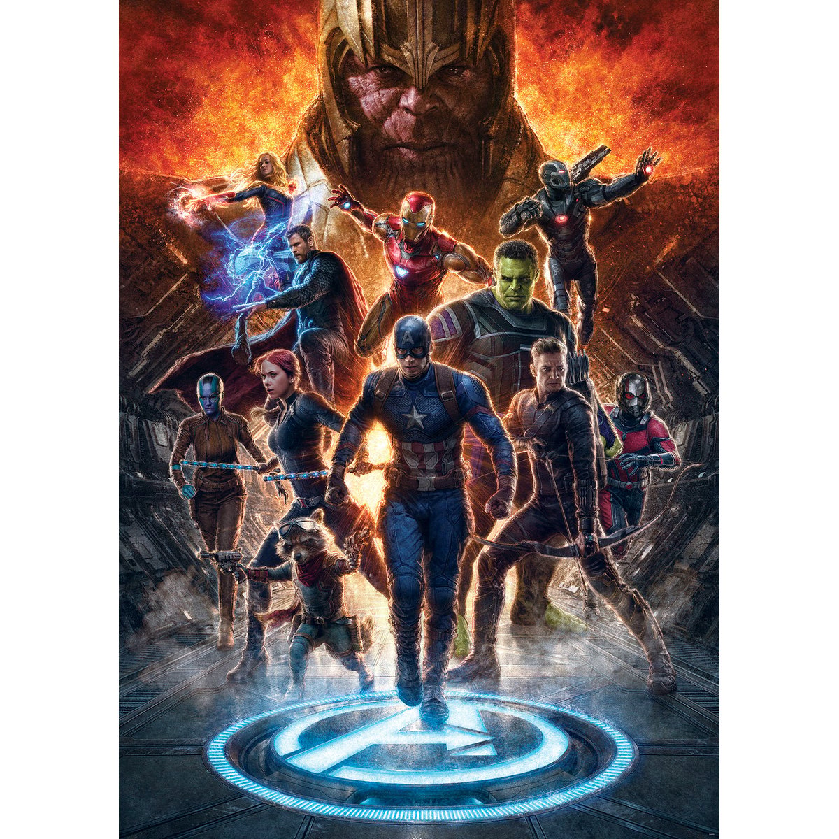 Papier peint Komar - Avengers vs Thanos - 200 x 280 cm multicolore, HEXOA