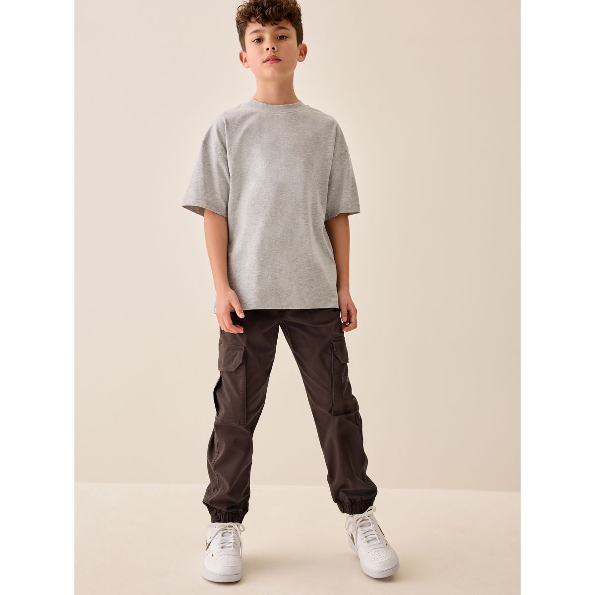 Pantalon cargo marron, NEXT