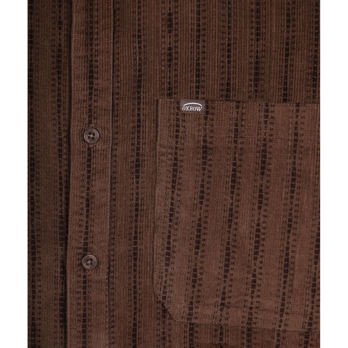 Chemise manches longues VERTRIDE deep brown, OXBOW
