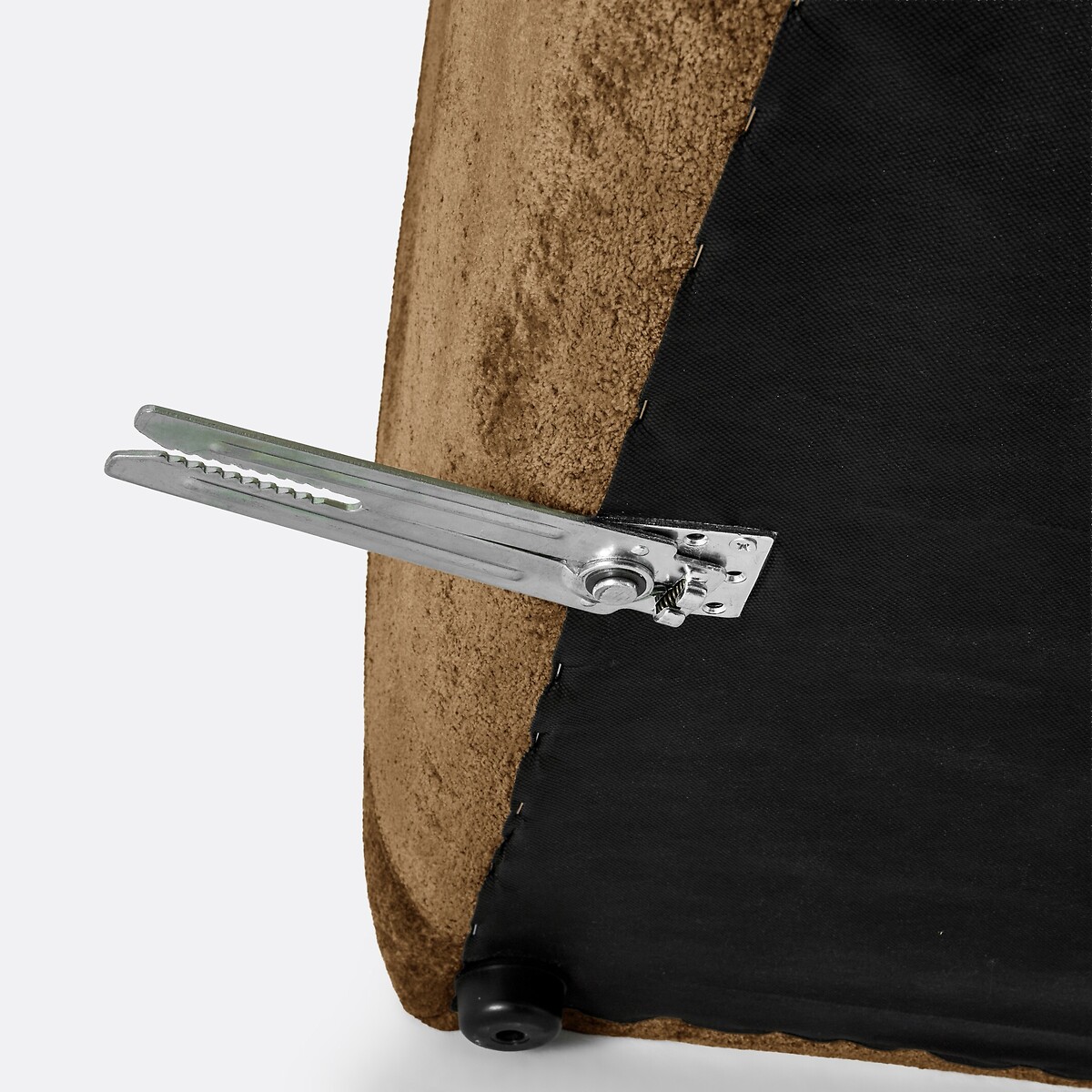 Sofá modular, esquina izquierda, con chaise longue, chenilla jacquard, AMAD bronce , LA REDOUTE INTERIEURS