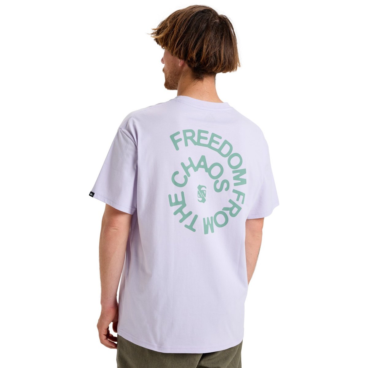 T-shirt manches courtes sérigraphié FREEDOM FROM THE CHAOS violet orchid petal, QUIKSILVER