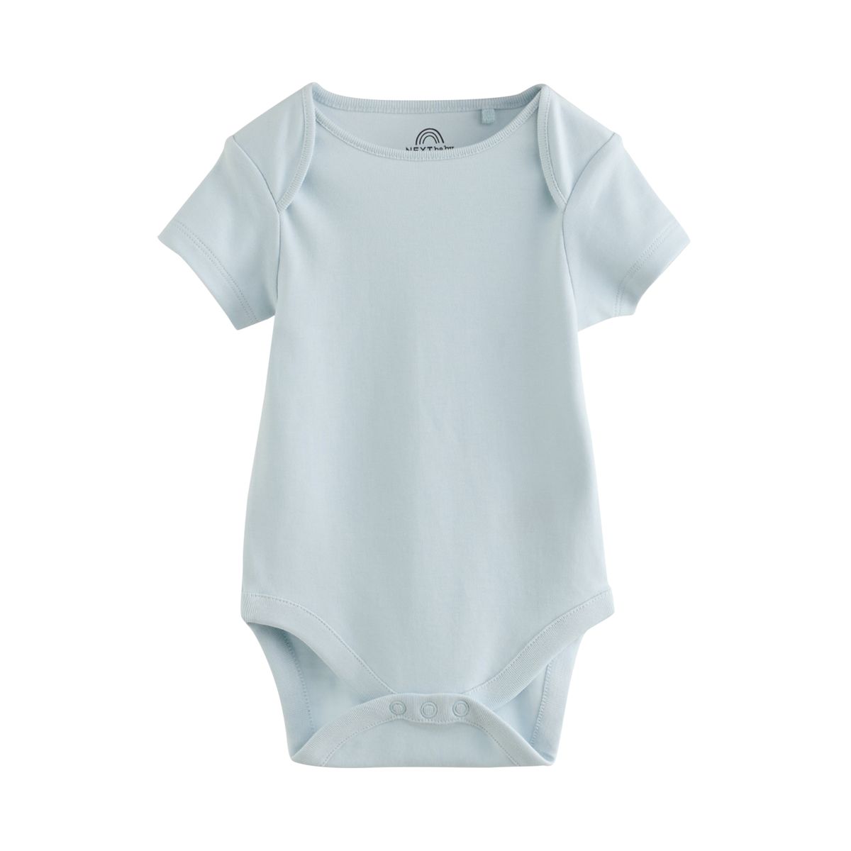 Body bébé à manches courtes, lot de 5 gris/bleu/neutre, NEXT