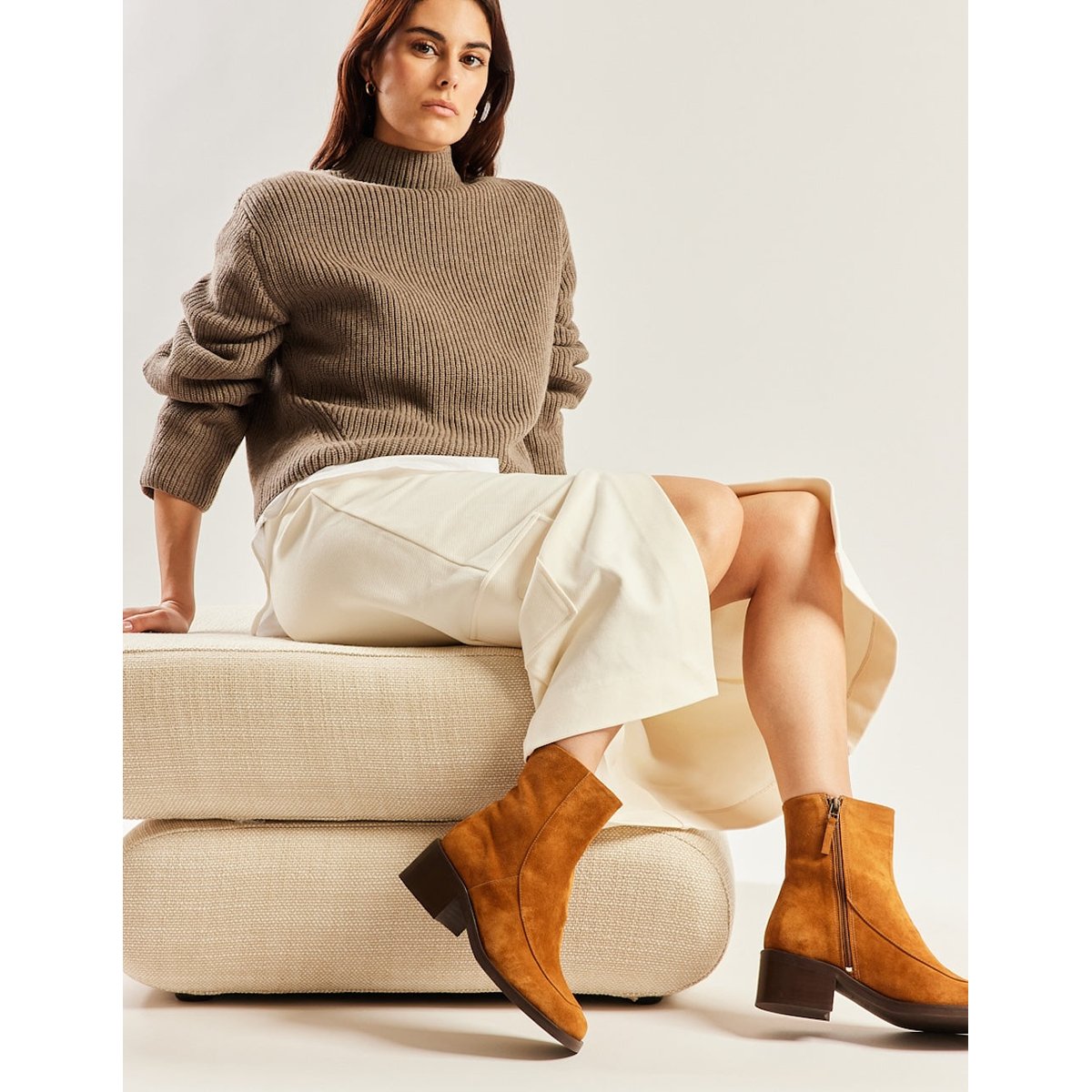 Bottines à talons CALLIE ambre, ODAJE