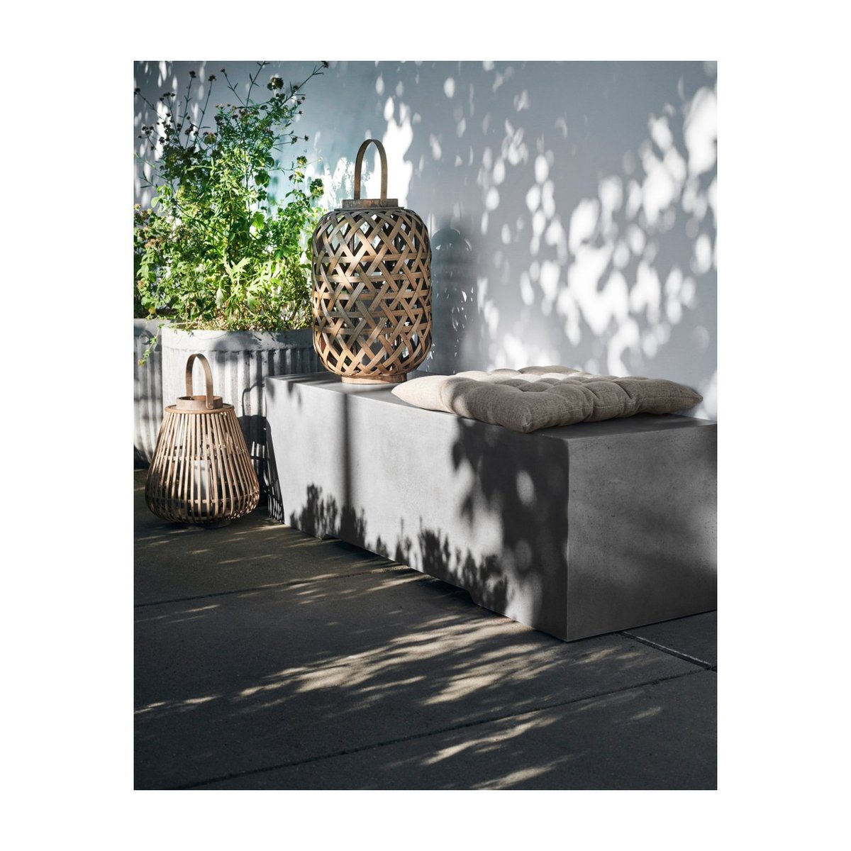 Banc en béton Ceme gris, HOUSE DOCTOR