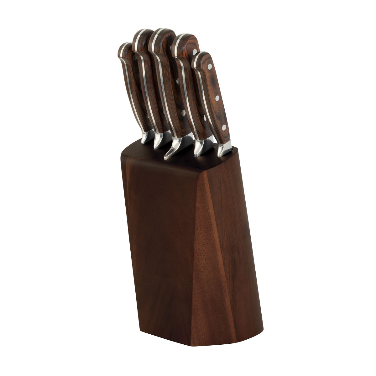 Bloc 5 couteaux de cuisine - VIRTUOSE marron, RICHARDSON SHEFFIELD