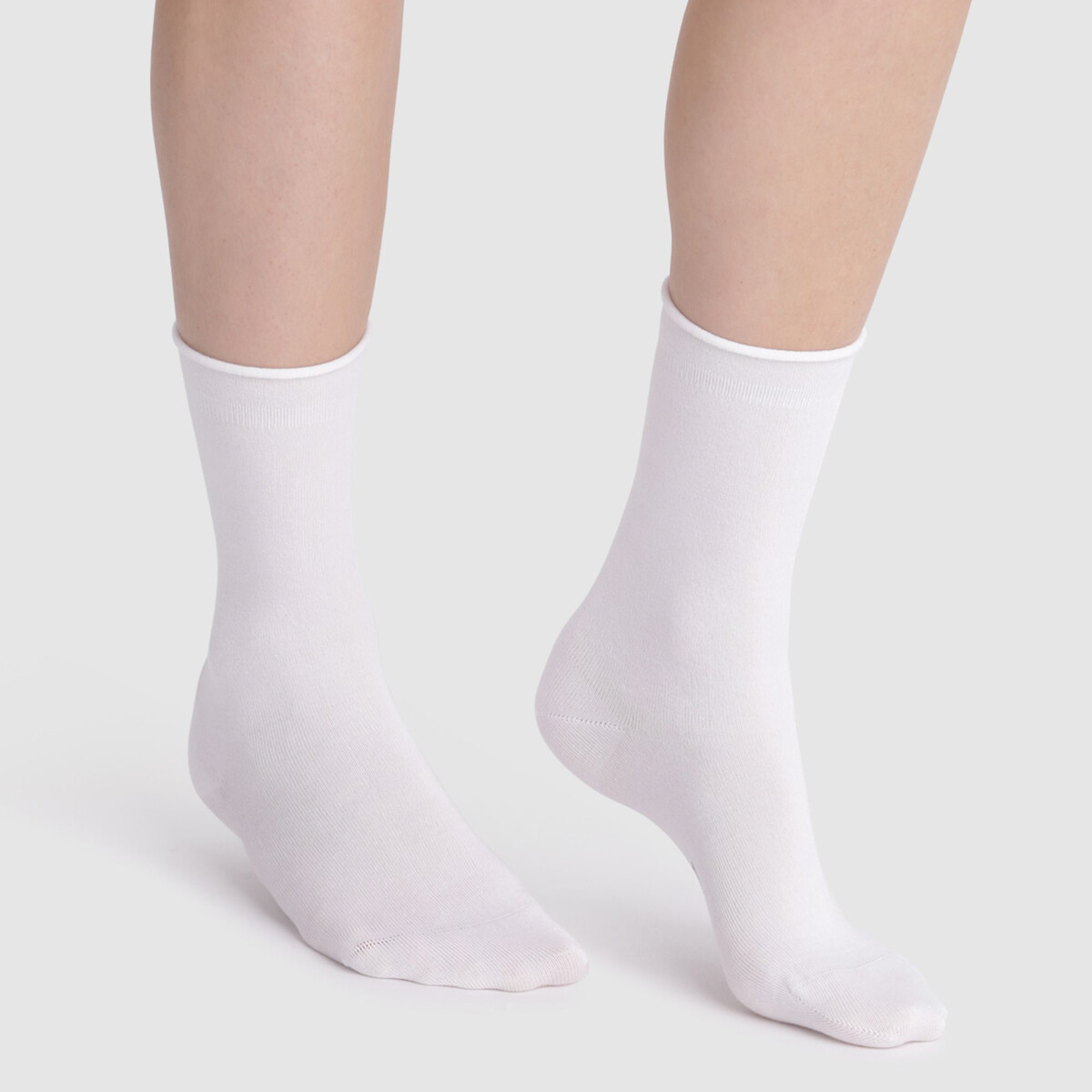 Pack of 2 Pairs of Socks white/white, DIM