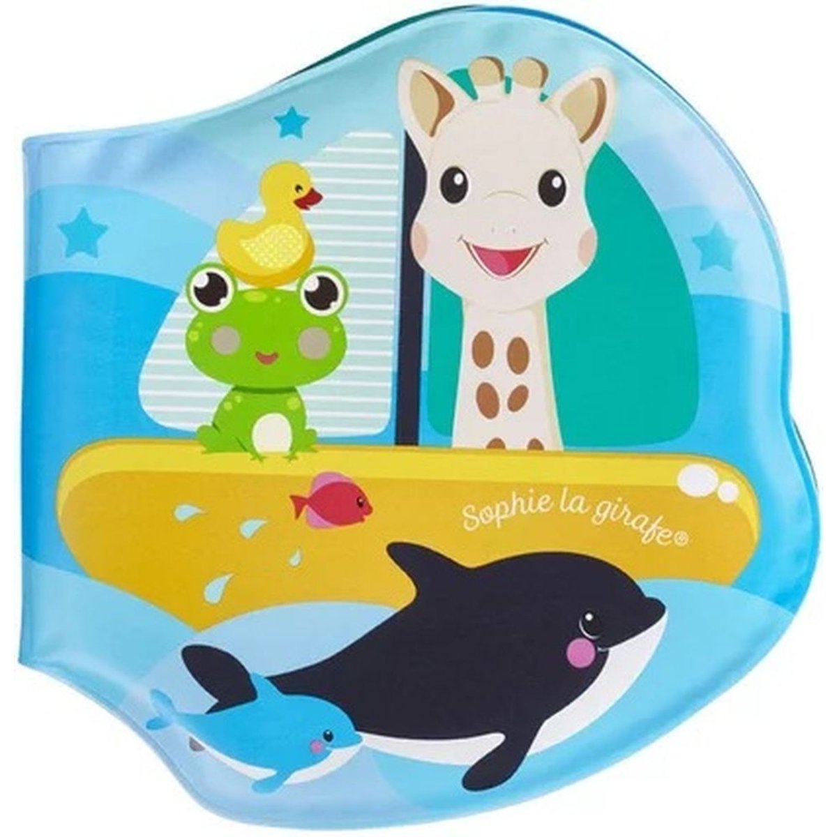 Livre de bain Sophie la girafe couleur unique, VULLI