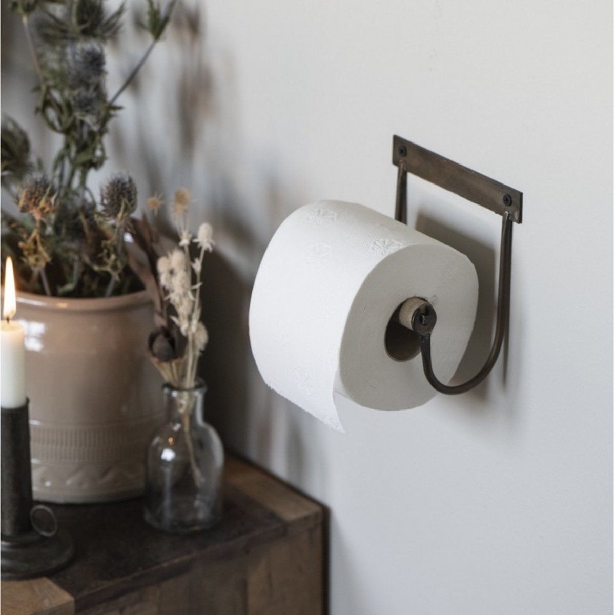 Porte-papier wc mural rouille, IB LAURSEN