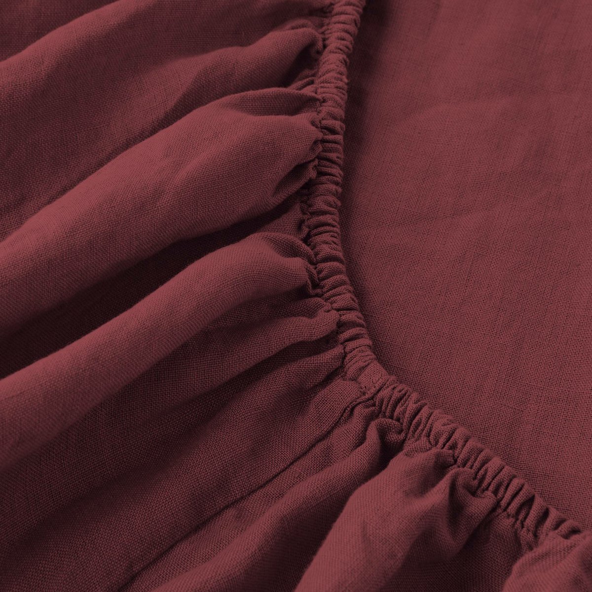 Drap housse, 100% lin, Exclusivité web hellebore, MONOPRIX