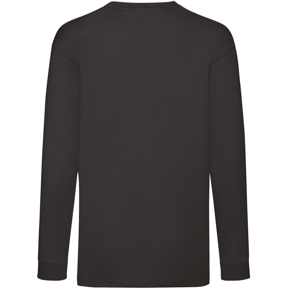 T-shirt à manches longues gris chiné, FRUIT OF THE LOOM