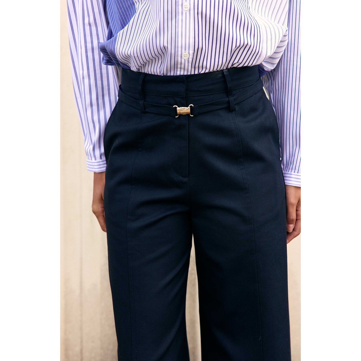 PANTALON uni PARLIN 25-marine, LA PETITE ETOILE