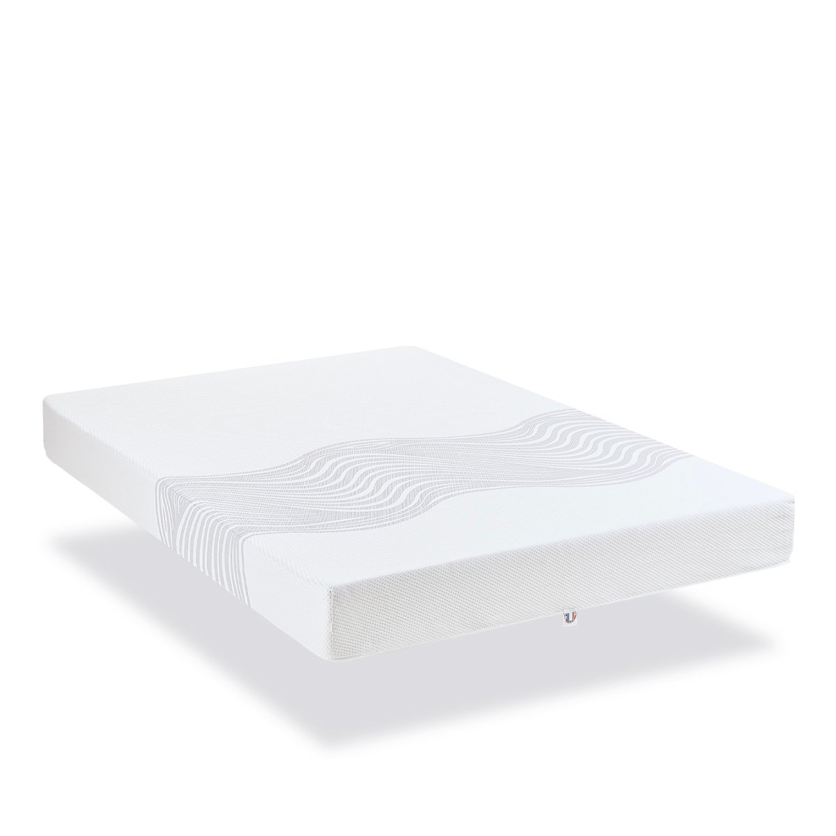 Matelas Mousse Sensitive 140x200 cm Accueil Mémoire de forme blanc, OLYMPE LITERIE