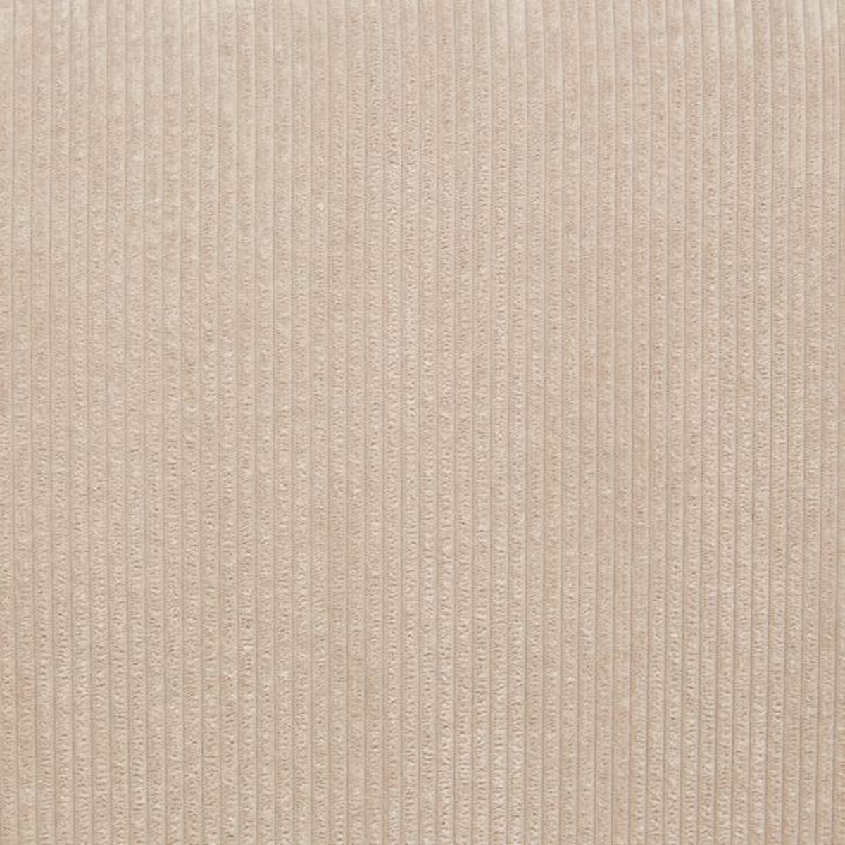 Fauteuil velours côtelé beige ecru, ZAGO