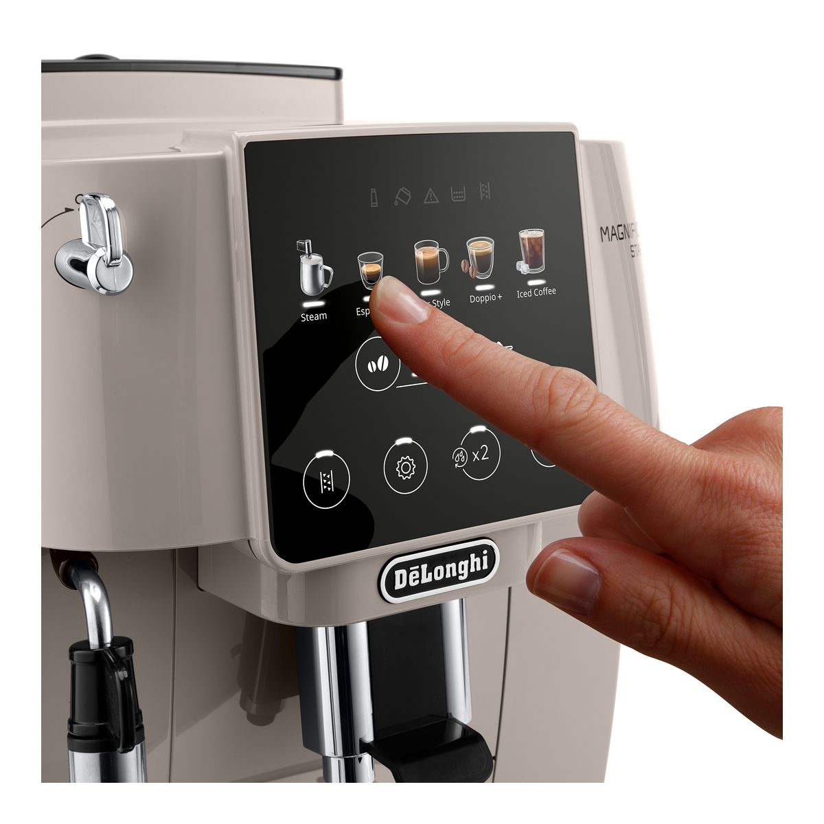 Expresso Broyeur Magnifica Start Color FEB2252.BG Beige couleur unique, DELONGHI