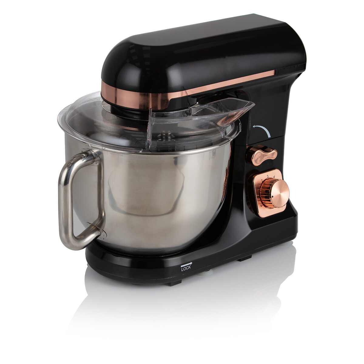 1000W 3-in-1 Stand Mixer - T12033 rose gold, TOWER