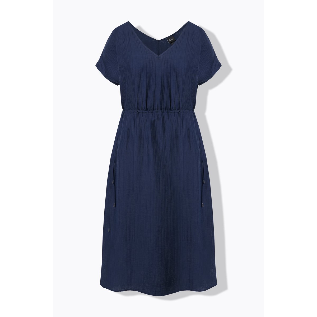 Robe maxi sans manches. Décolleté V. Cordon univers, ULLA POPKEN