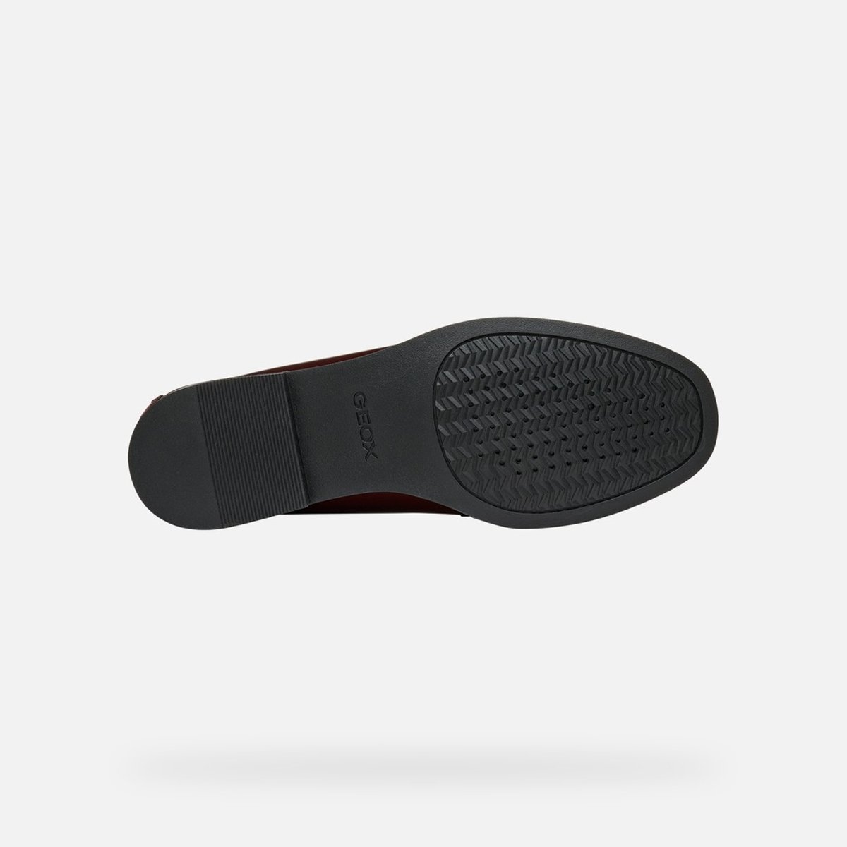 Mocassins en cuir, NOEMEN bordeaux, GEOX