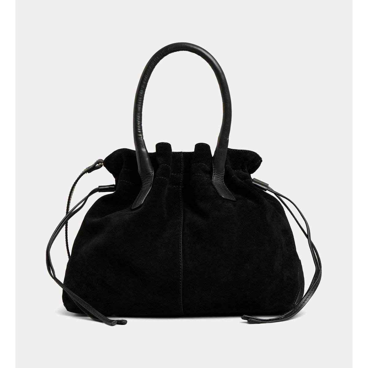 Sac cabas cameron en cuir et suède noir, GALERIES LAFAYETTE