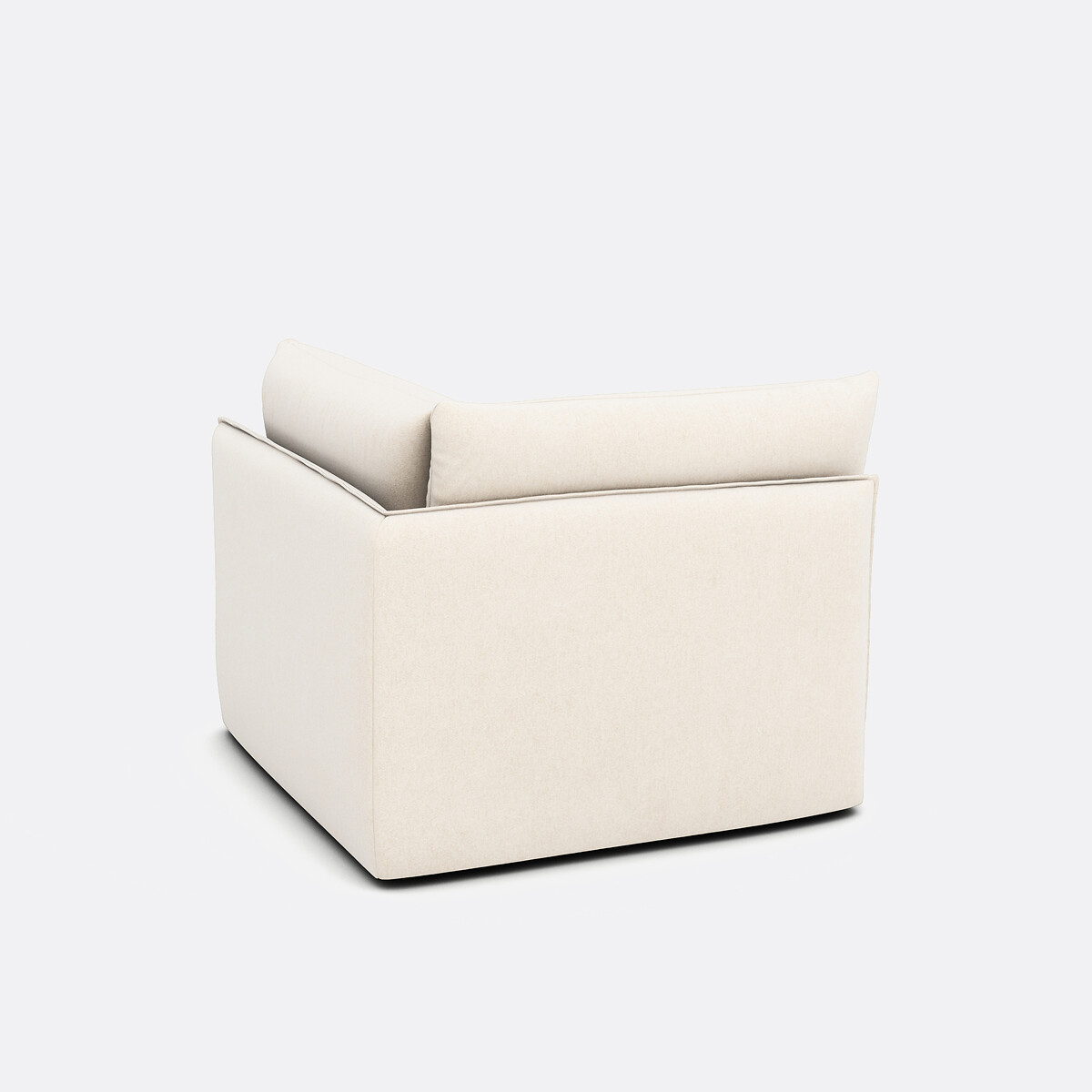 Élément d'angle pour canapé modulable, en polyester chiné, MALO ecru, LA REDOUTE INTERIEURS