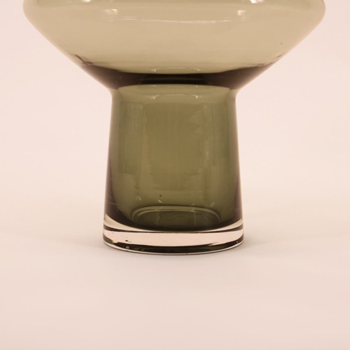 Vase en verre fait main, H30cm vert, DECOSTAR