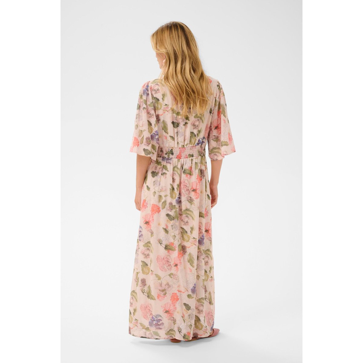 Robe rose floral sepia rose flower, CREAM