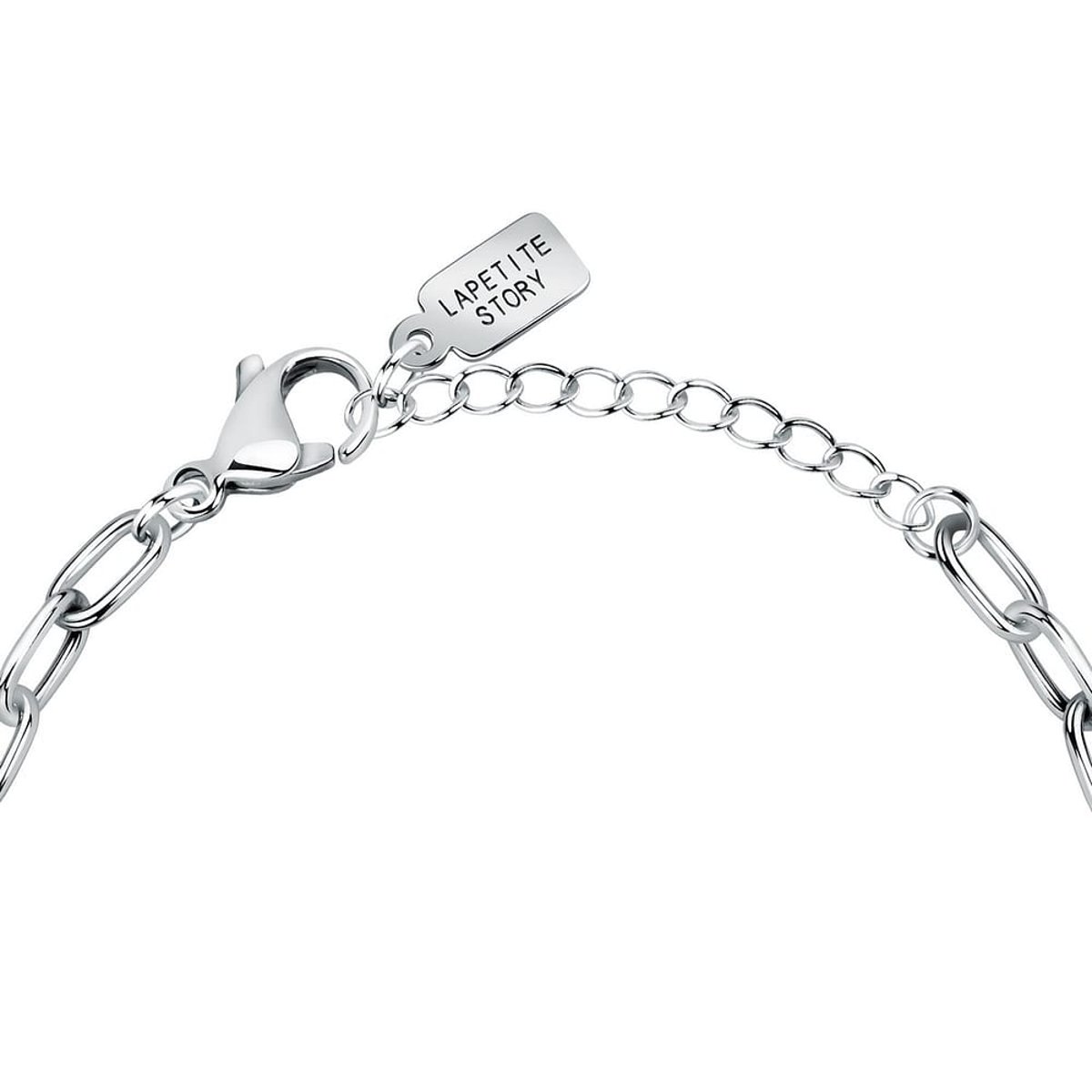 Bracelets en Acier/email et Email argent et vert, LA PETITE STORY