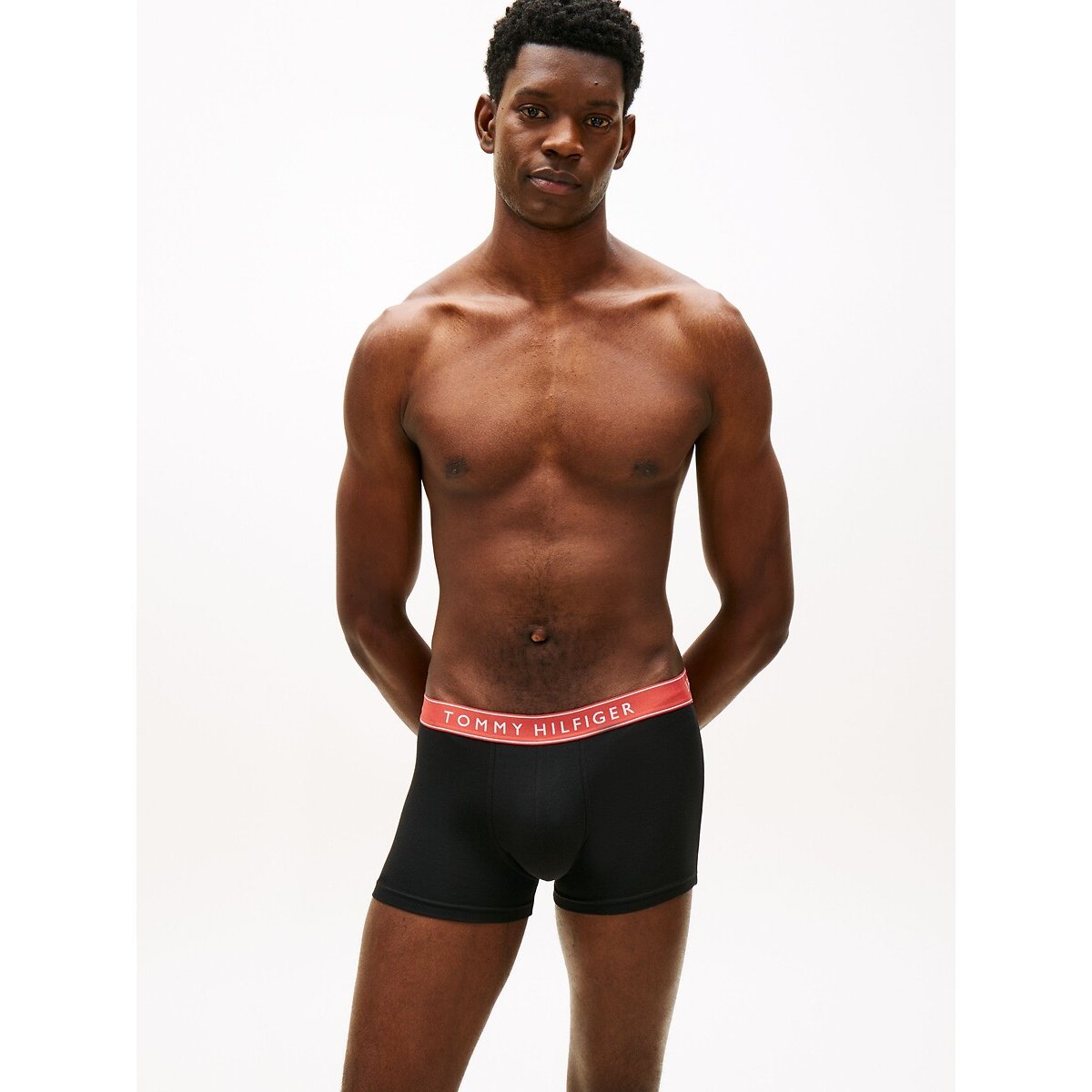 Set van 3 boxershorts Everyday Essentials zwart + multicolor ceintuur, TOMMY HILFIGER