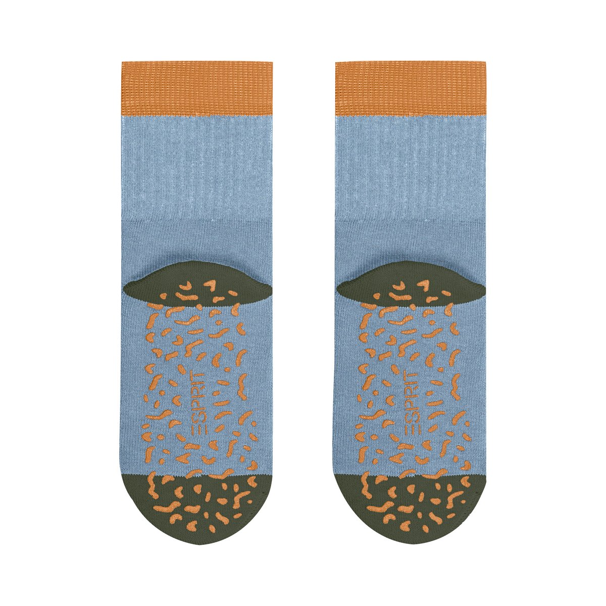 Chaussettes à picots Cozy Memphis Opaque bleu, ESPRIT