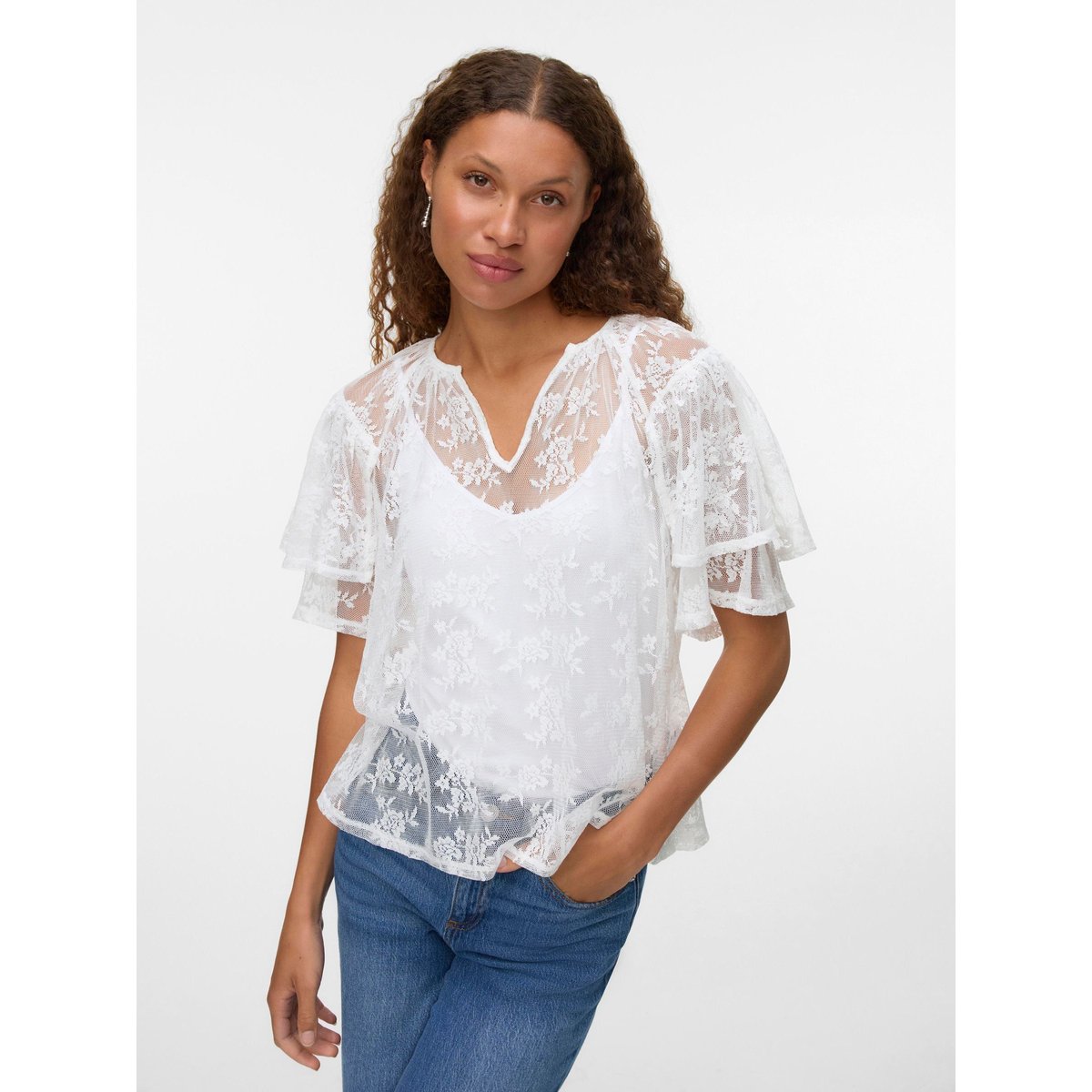 Blouse cloud dancer, VERO MODA