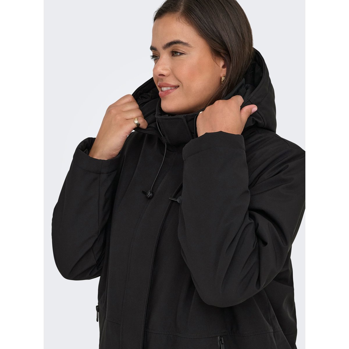 Parka Longue noire - black, ONLY CARMAKOMA