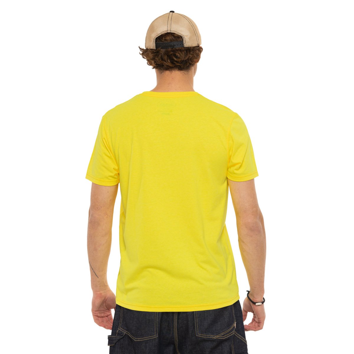 T-shirt regular Néo jaune fluo/noir, VON DUTCH