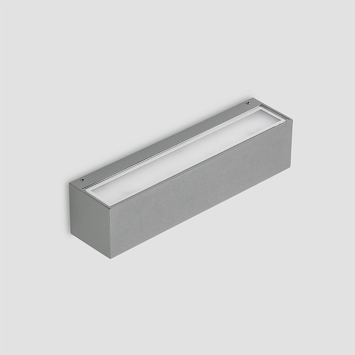 Applique extérieure en aluminium moderneLED argent, LUCANDE