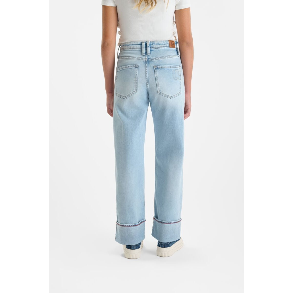 Jeans droite REVERS, longueur 34 blue, LE TEMPS DES CERISES