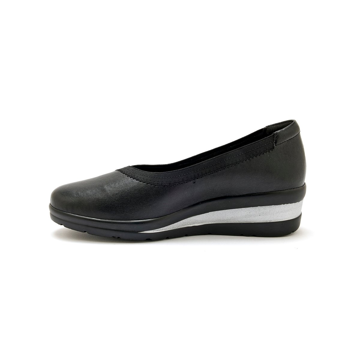 Ballerines semelle amovible noir, PEDICONFORT