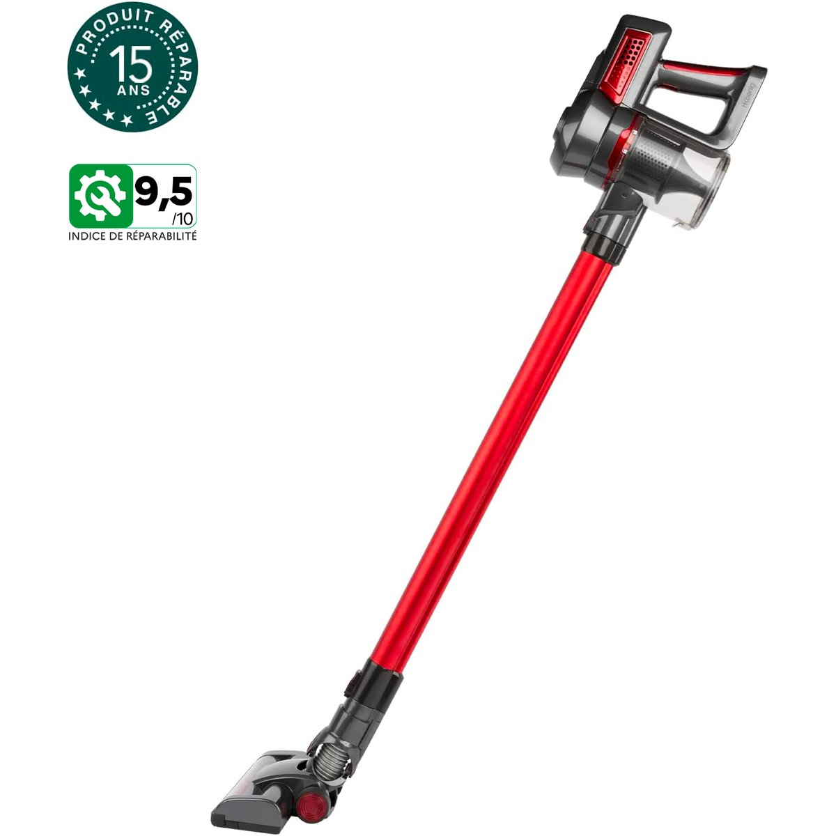 aspirateur balai 2 en 1 sans fil powerclean - up600 rouge, H.KOENIG