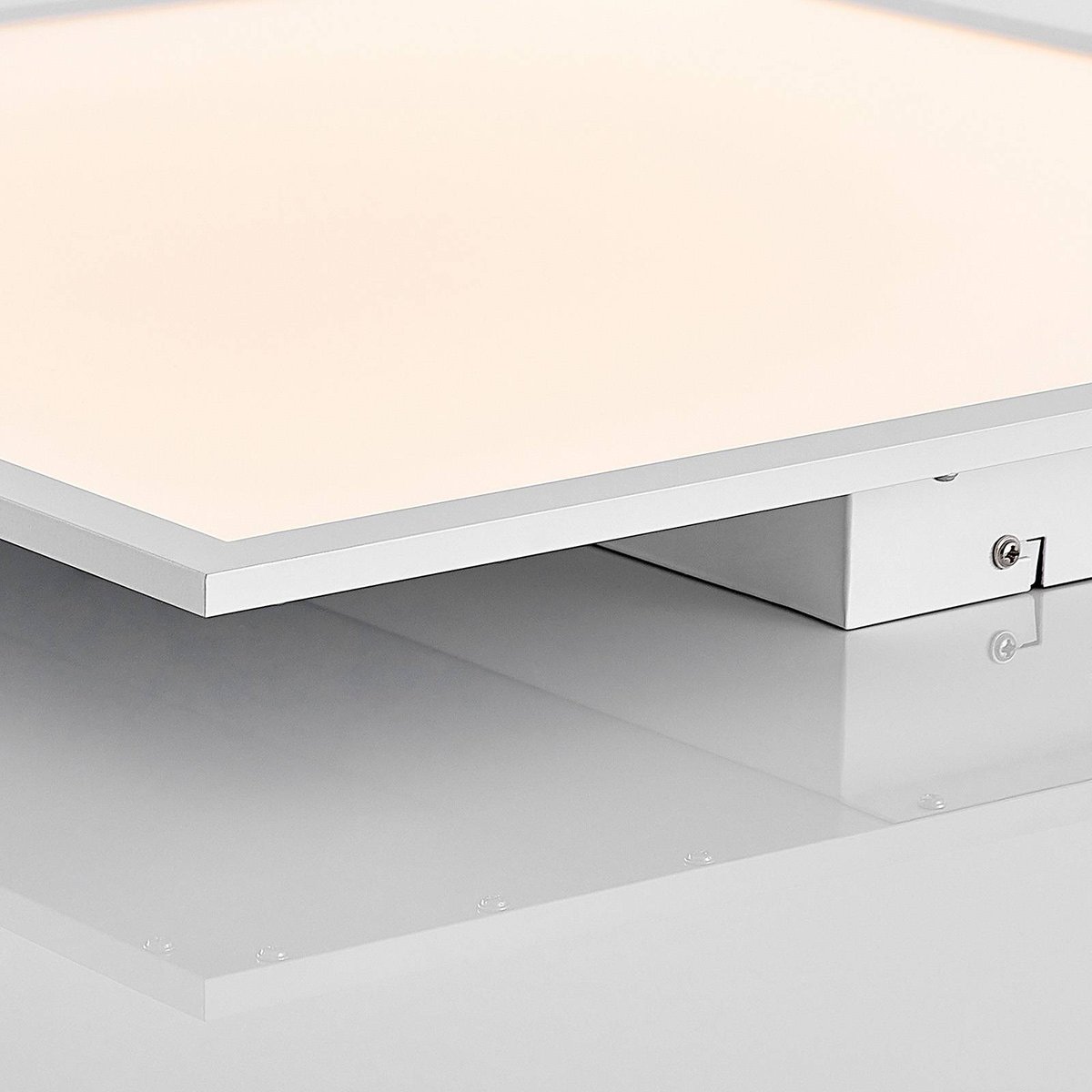 Plafonnier en aluminium moderneLED, Quais blanc, LINDBY